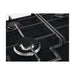 Zanussi ZGNN645K 60cm BlackGas Hob - Unbeatable Bathrooms