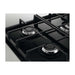 Zanussi ZGGN755K 75cm Black Gas on Glass Hob - Unbeatable Bathrooms