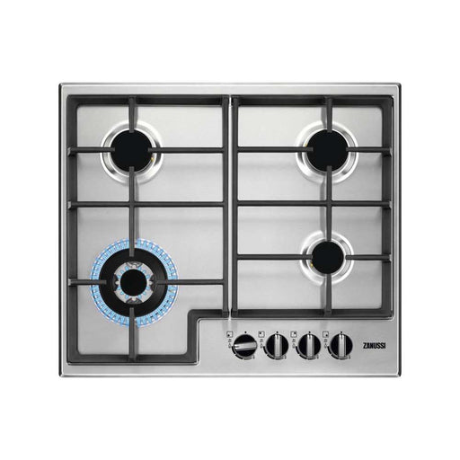 Zanussi ZGNN645X 60cm Stainless Steel Gas Hob - Unbeatable Bathrooms