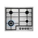Zanussi ZGNN645X 60cm Stainless Steel Gas Hob - Unbeatable Bathrooms