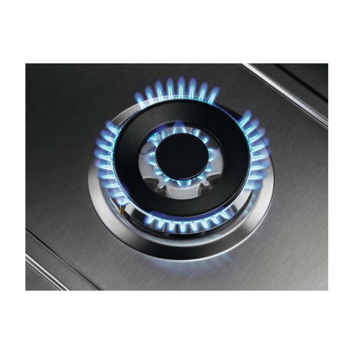 Zanussi ZGNN645X 60cm Stainless Steel Gas Hob - Unbeatable Bathrooms