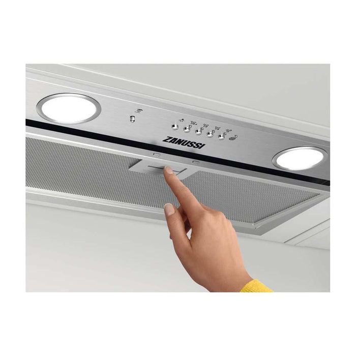 Zanussi ZFG816X 50cm Stainless Steel Canopy Hood - Unbeatable Bathrooms