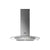 Zanussi ZHC92352X 90cm Stainless Steel Curved Glass Chimney Hood - Unbeatable Bathrooms