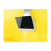 Zanussi Angled Stainless Steel and Black Glass Chimney Hood - Unbeatable Bathrooms