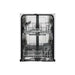 Zanussi ZSLN1211 Fully Integrated 9 Place Slimline Dishwasher - Unbeatable Bathrooms
