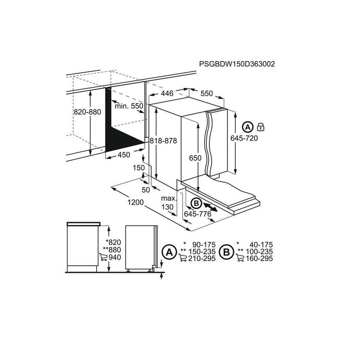 Zanussi ZSLN1211 Fully Integrated 9 Place Slimline Dishwasher - Unbeatable Bathrooms