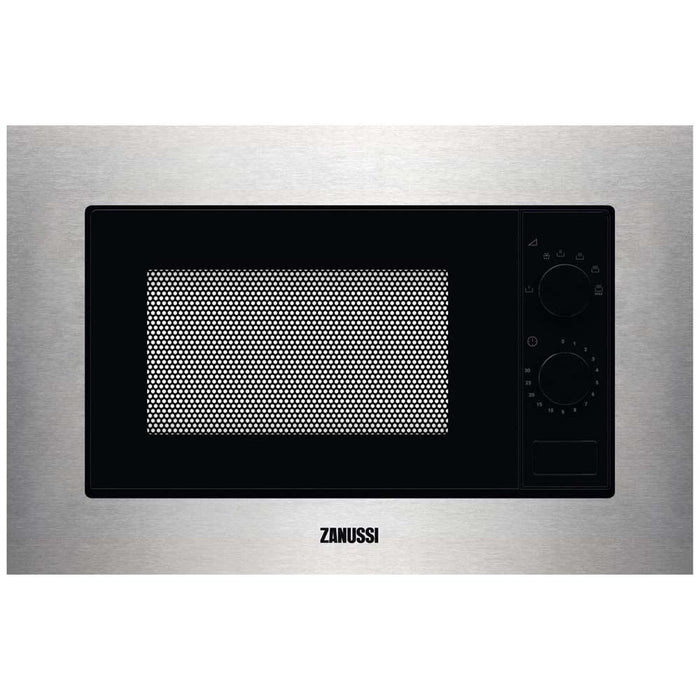 Zanussi ZMSN5SX Built In Stainless Steel Framed Microwave - Unbeatable Bathrooms