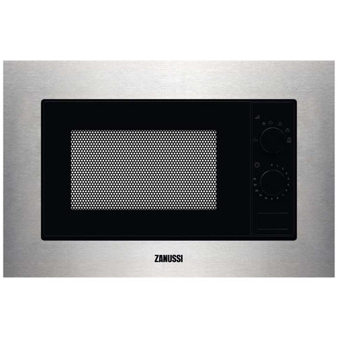 Zanussi ZMSN5SX Built In Stainless Steel Framed Microwave - Unbeatable Bathrooms