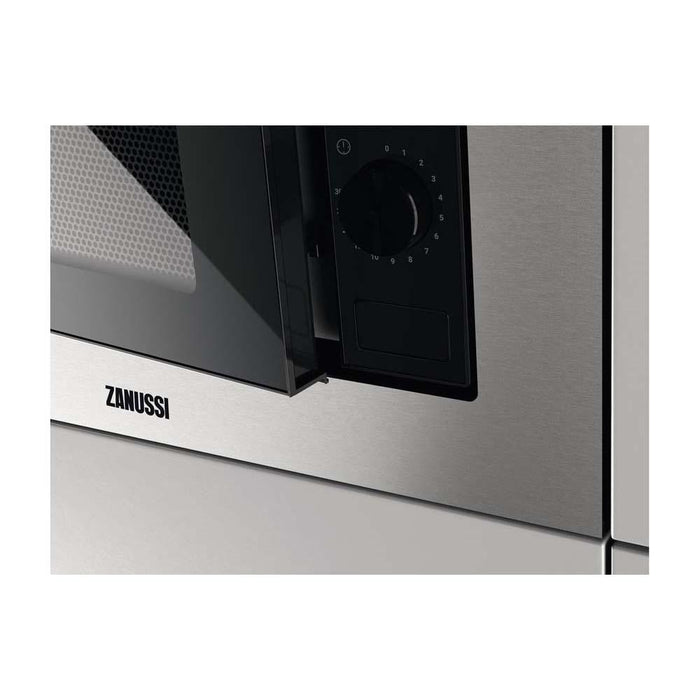 Zanussi ZMSN5SX Built In Stainless Steel Framed Microwave - Unbeatable Bathrooms