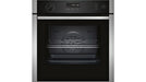 Neff N50 B3AVH4HN1 Stainless Steel Built In Single Hide Oven with Steam Function - Unbeatable Bathrooms
