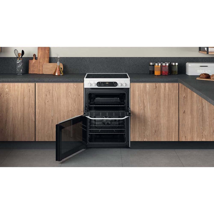 Hotpoint HDM67V9CMW/U White Electric Cooker - Unbeatable Bathrooms