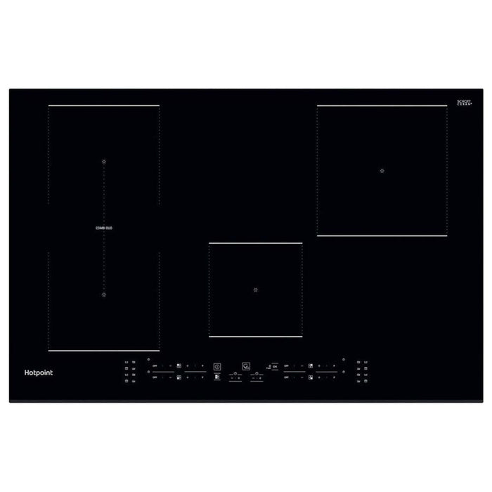 Hotpoint TB 3977B BF 77cm Black Induction Hob - Unbeatable Bathrooms