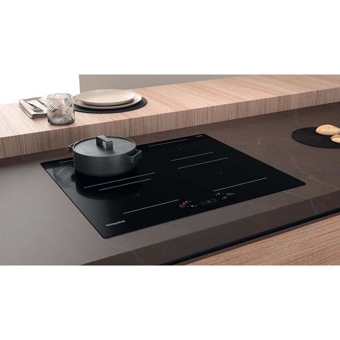 Hotpoint TQ 1460S NE 60cm Black Induction Hob - Unbeatable Bathrooms