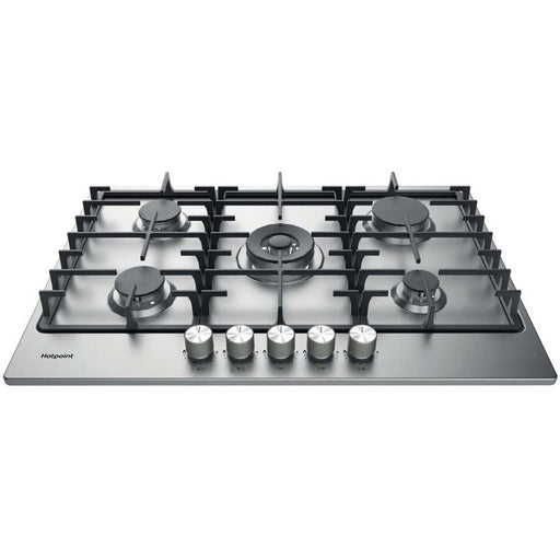 Hotpoint PPH 75P DF IX UK 75cm Stainless Steel Gas Hob - Unbeatable Bathrooms