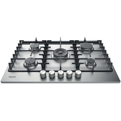 Hotpoint PPH 75P DF IX UK 75cm Stainless Steel Gas Hob - Unbeatable Bathrooms