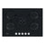 Hotpoint HGS 72S BK 75cm Black Gas on Glass Hob - Unbeatable Bathrooms