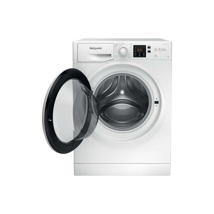 Hotpoint NSWF 843C W UK N White Free Standing 8kg 1400rpm Washing Machine - Unbeatable Bathrooms