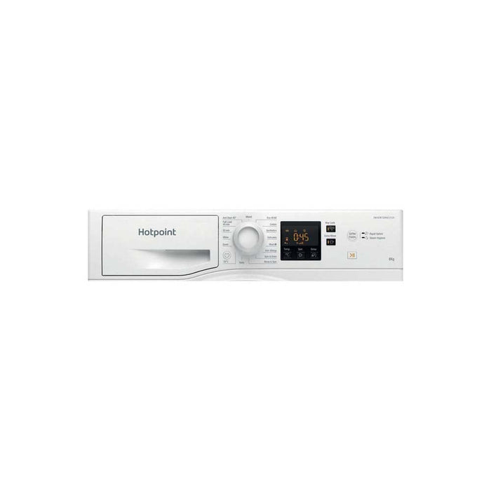 Hotpoint NSWF 843C W UK N White Free Standing 8kg 1400rpm Washing Machine - Unbeatable Bathrooms