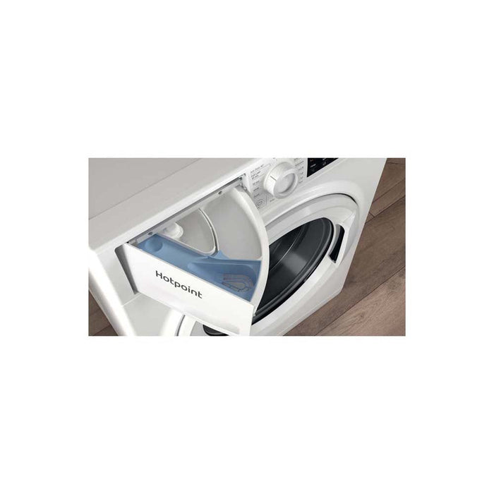 Hotpoint NSWF 843C W UK N White Free Standing 8kg 1400rpm Washing Machine - Unbeatable Bathrooms