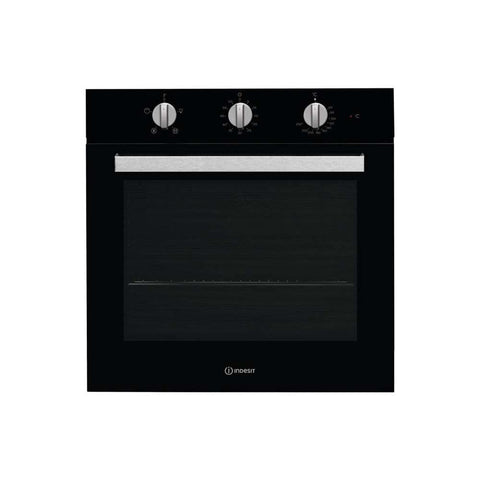 Indesit Aria IFW 6330 BL UK Built In Black Single Electric Oven - Unbeatable Bathrooms
