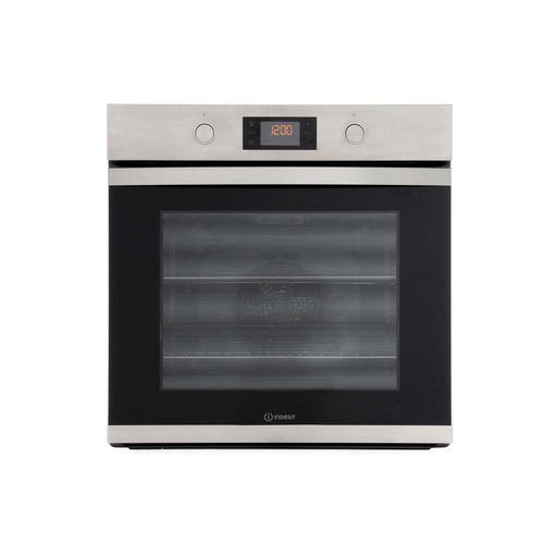 Indesit KFW3841JHIXUK Built In Stainless Steel Single Single Electric Oven - Unbeatable Bathrooms