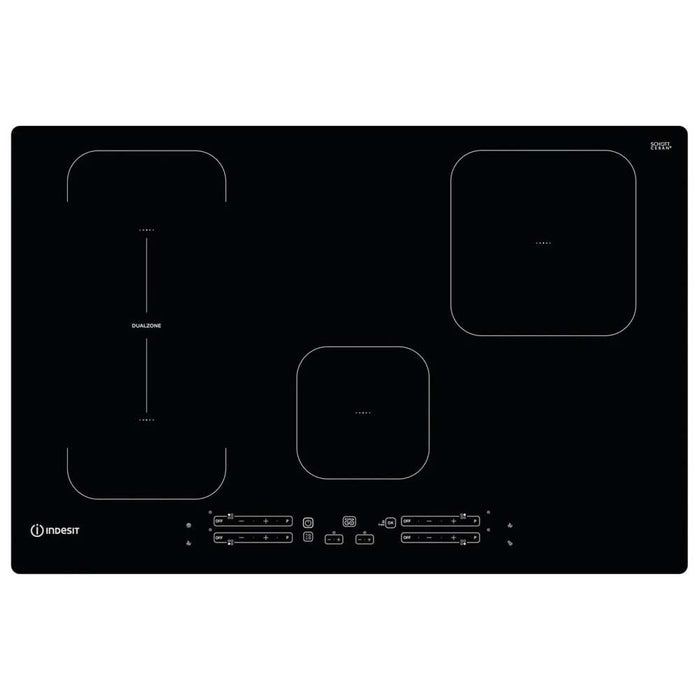Indesit IB 21B77 NE 77cm Black Induction Hob - Unbeatable Bathrooms