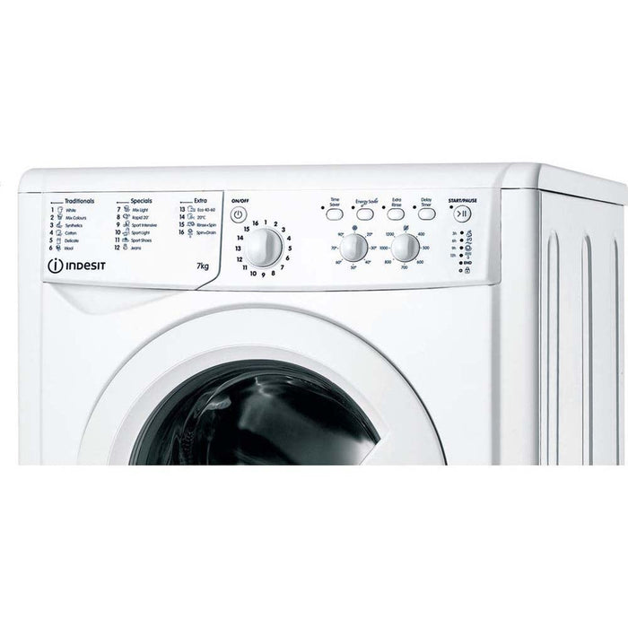 Indesit IWC 71252 W UK N Free Standing White 1200rpm Washing Machine - Unbeatable Bathrooms