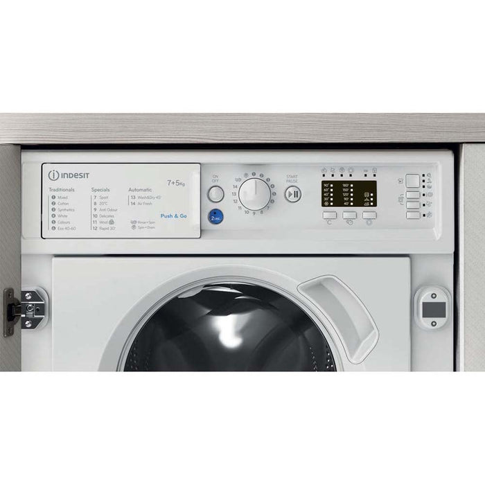 Indesit BI WDIL 75125 UK N Built In 1200rpm Washer Dryer - Unbeatable Bathrooms