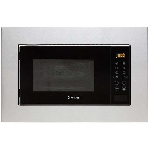 Indesit MWI120GXUK Built In Stainless Steel Microwave and Grill - Unbeatable Bathrooms
