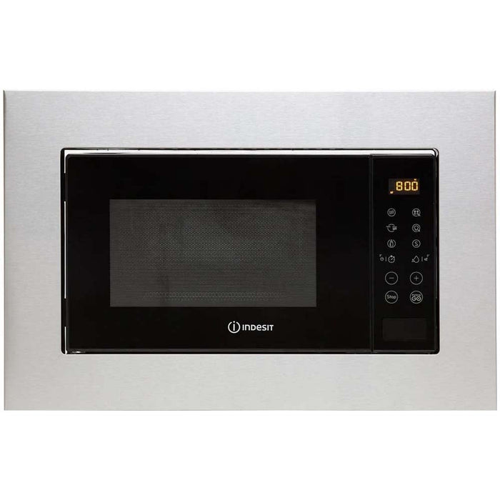 Indesit MWI120GXUK Built In Stainless Steel Microwave and Grill - Unbeatable Bathrooms
