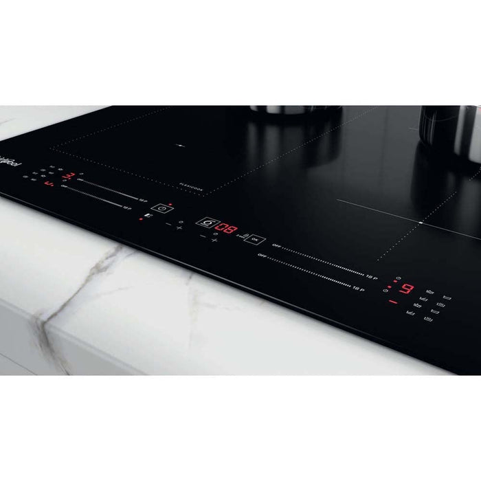 Whirlpool WL S7960 NE 60cm Black Induction Hob - Unbeatable Bathrooms