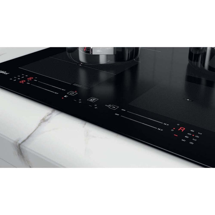 Whirlpool WF S0160 NE 60cm Black Induction Hob - Unbeatable Bathrooms