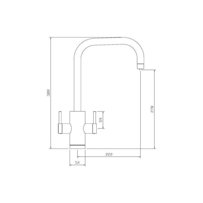 Abode Project 4-in-1 Monobloc Tap - Unbeatable Bathrooms