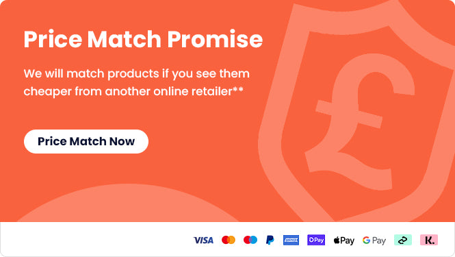 Discover our Price Match Promise. We promise to try and match prices for our products if you see them cheaper from another online retailer.**