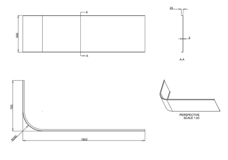 Britton Viride 1800 x 750mm Offset Bath Panel - Unbeatable Bathrooms