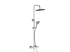 Scudo Serena Chrome Round Shower Set Inc. Easykit - Unbeatable Bathrooms