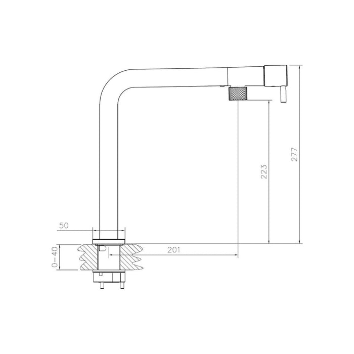 Abode Agilis Single Lever Mixer Tap - Unbeatable Bathrooms