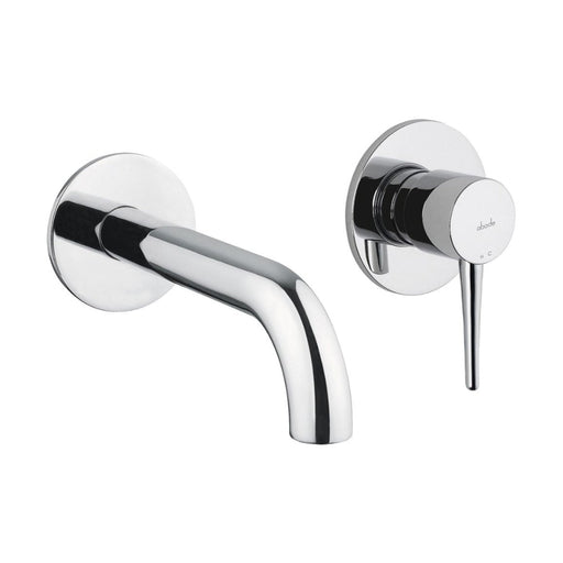 Abode Chao Wall Mounted 2-Hole Bath Mixer - Chrome - Unbeatable Bathrooms
