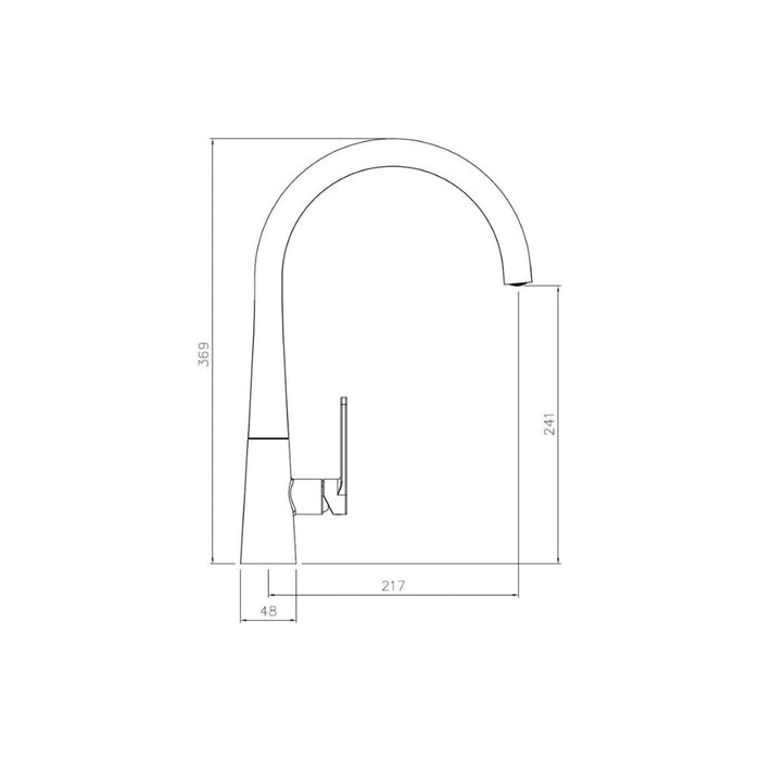 Abode Coniq R Single Lever Mixer Tap - Unbeatable Bathrooms