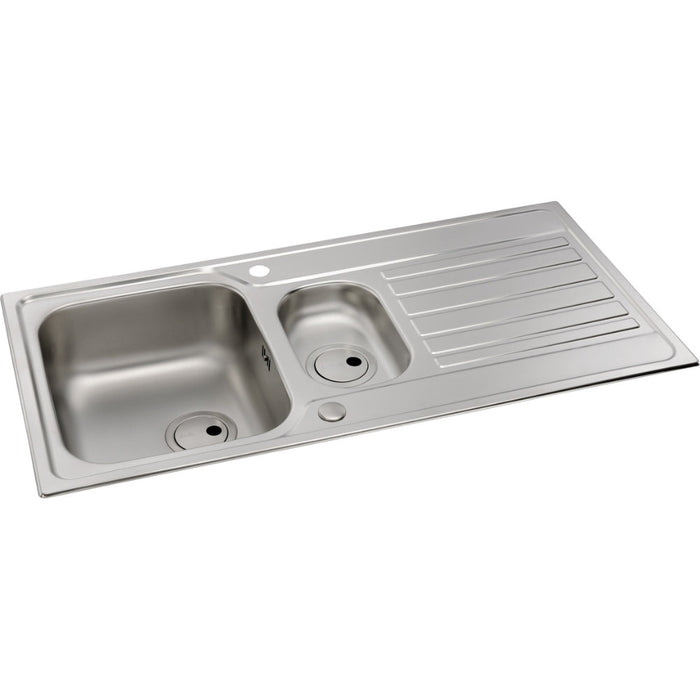Abode Connekt 1.5B Inset St/Steel Sink Tap Pack - Unbeatable Bathrooms