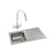 Abode Connekt 1B Inset St/Steel Sink Tap Pack - Unbeatable Bathrooms