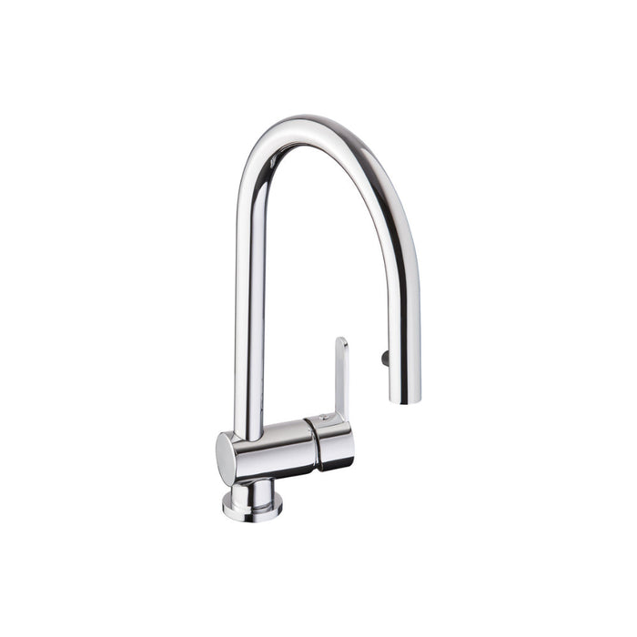 Abode Czar Single Lever Mixer Tap w/Pull Out - Chrome - Unbeatable Bathrooms