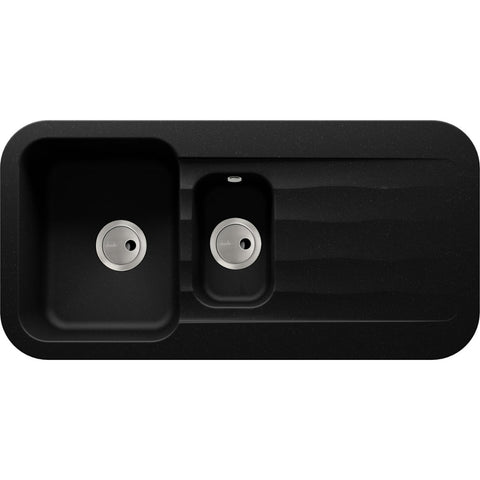 Abode Dune 1.5B & Drainer Granite Inset Sink - Unbeatable Bathrooms