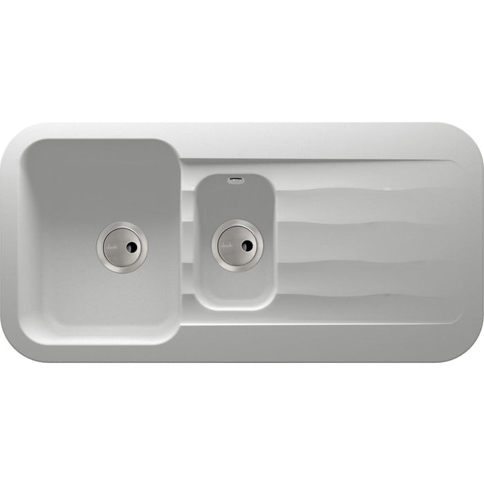 Abode Dune 1.5B & Drainer Granite Inset Sink - Unbeatable Bathrooms