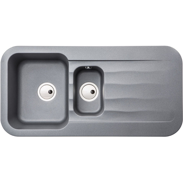 Abode Dune 1.5B & Drainer Granite Inset Sink - Unbeatable Bathrooms