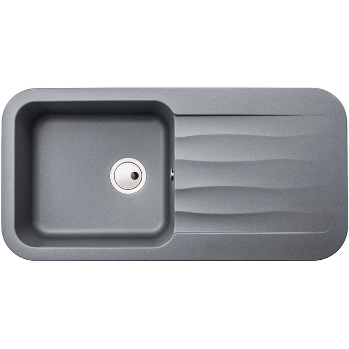 Abode Dune 1B & Drainer Granite Inset Sink - Unbeatable Bathrooms