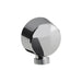 Abode Euphoria Circular Wall Outlet - Chrome - Unbeatable Bathrooms