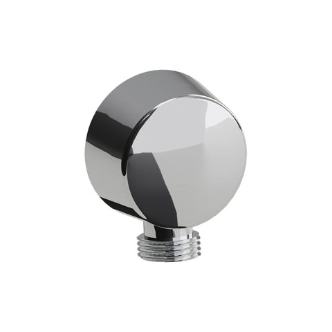 Abode Euphoria Circular Wall Outlet - Chrome - Unbeatable Bathrooms