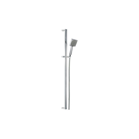 Abode Euphoria Square Sliding Rail Shower Kit (Single Pattern) - Chrome - Unbeatable Bathrooms