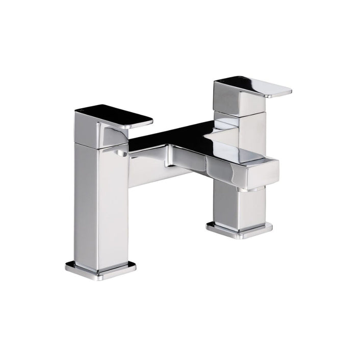 Abode Fervour Deck Mounted Bath Filler - Chrome - Unbeatable Bathrooms
